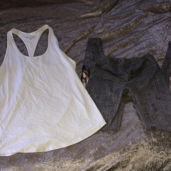 Athleta size medium white top - Picture 1 of 3